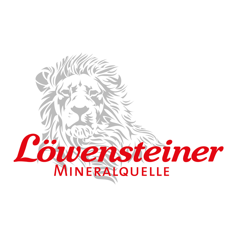 Logo Löwensteiner Mineralquelle mit Löwe